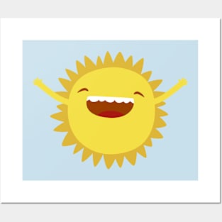 Happy sun Posters and Art